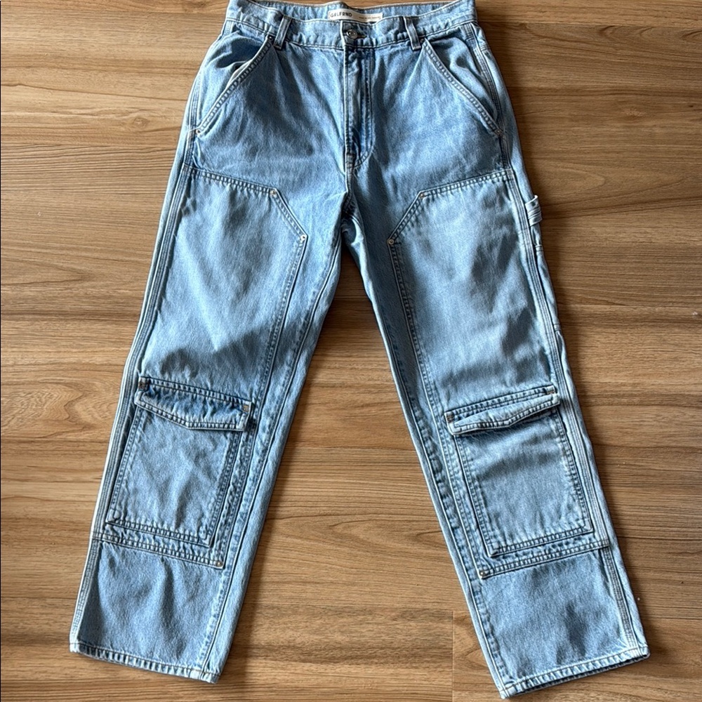 GRLFRND Denim Jeans in Light Blue